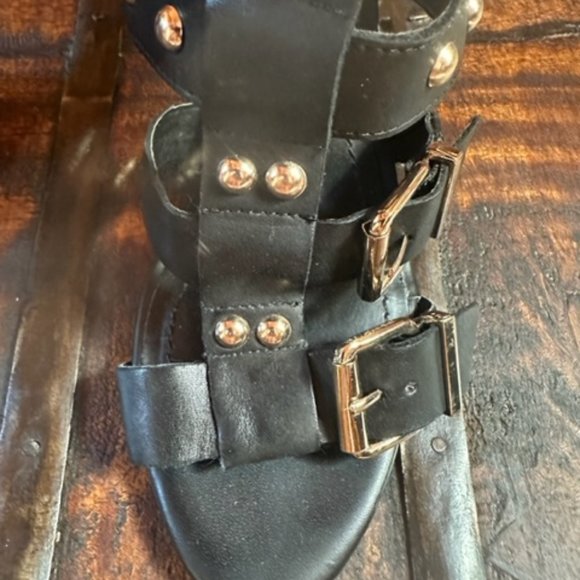 BCBGENERATION Generation Black Fizzy City Strappy Sandals – 7 - Picture 16 of 16